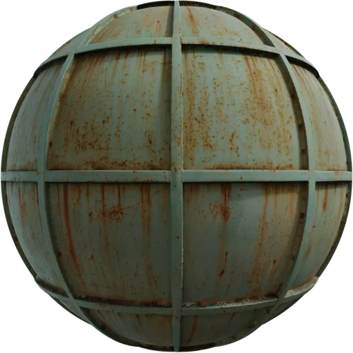 Rusty Metal Grid