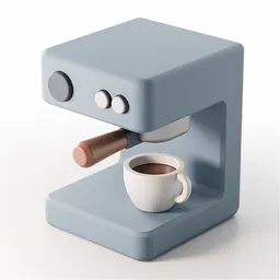 Stylized Coffee Machine