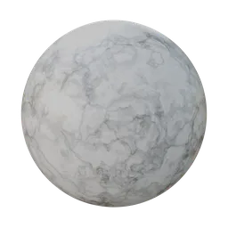 Procedural White Marble with Golden Veins