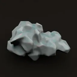 Stylized rock cluster