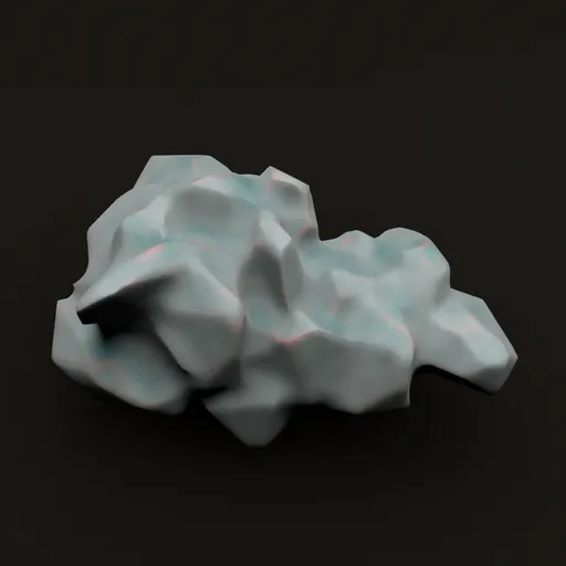Stylized rock cluster