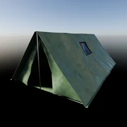 Simple Green Outdoor Camping Tent