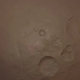 Crater Field Landscape