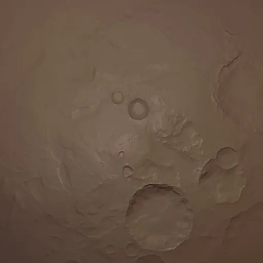 Crater Field Landscape