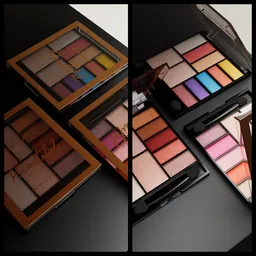 Eyeshadow palette opening shot