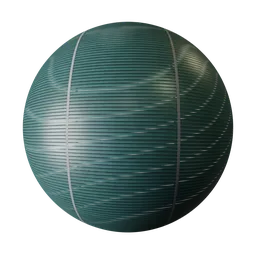 Wooden blue painted blinds