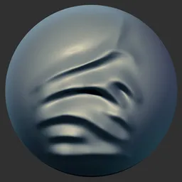 ER_Fabric Brush Soft Diagonal Fold