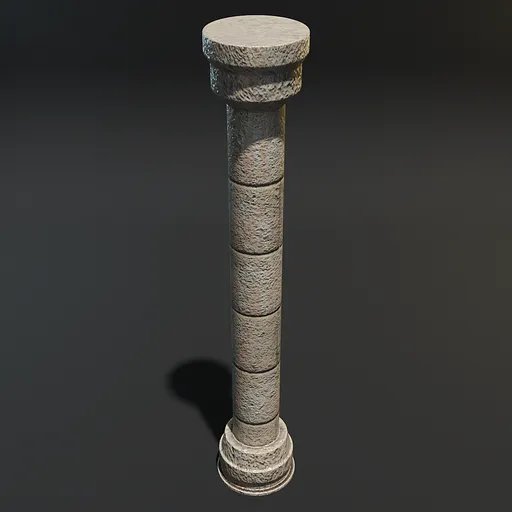 Stone Pillar Thin Simple