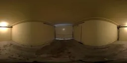 360-degree high-resolution empty garage image for realistic scene lighting.