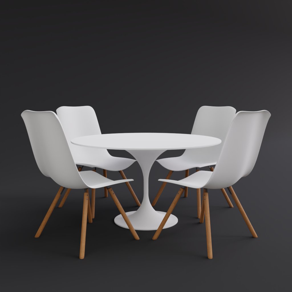 Dining Table | FREE Chair-table Sets Models | BlenderKit