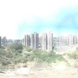 Highsky building green forest
