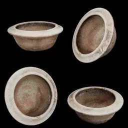 Clay Spice Grinder Bowl