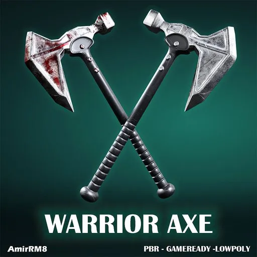Detailed 3D axes for Blender, PBR textured, game-ready asset.