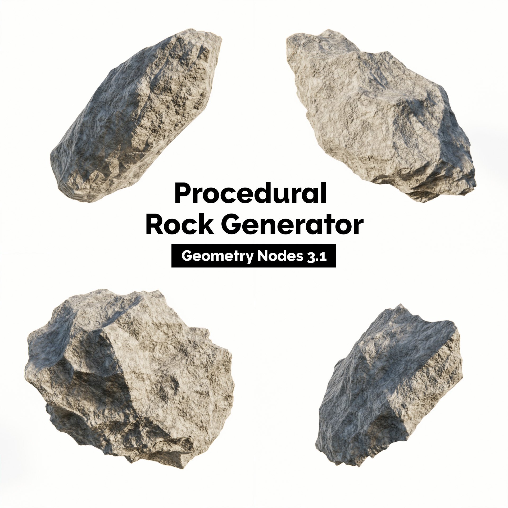Procedural Rock | 3D Environment Elements |