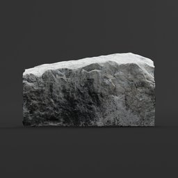 Large Photoscanned Rock 01
