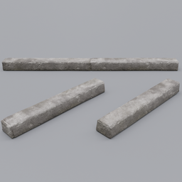 Concrete Curbs Modular 001a
