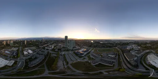 Sunrise Modern City Sky