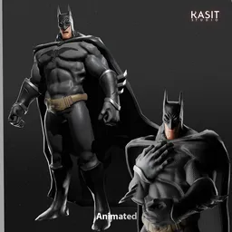 Batman rig & animated