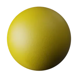 Grained yellow plastic