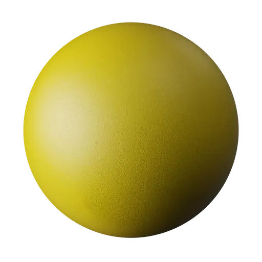 Grained yellow plastic