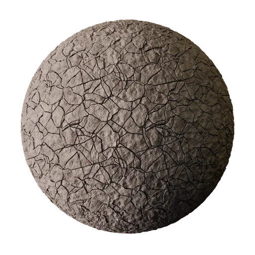 Dry Cracked Land – PBR Material