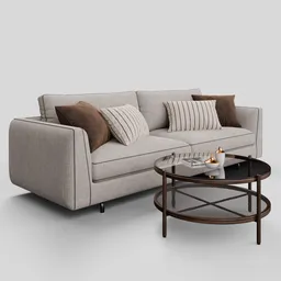 Modern Elegant Sofa Aster 3 seater