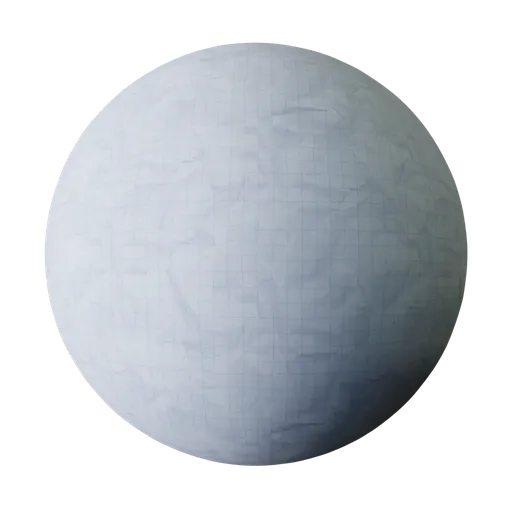 High-resolution PBR texture of crumpled paper for 3D artists using Blender and similar software.