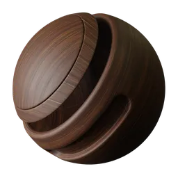 Ebony Satin varnished wood