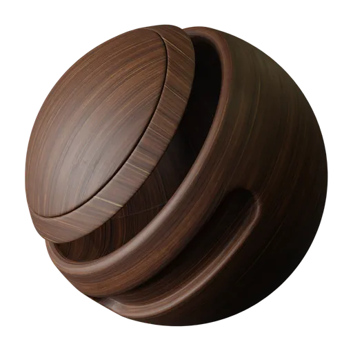 Ebony Satin varnished wood