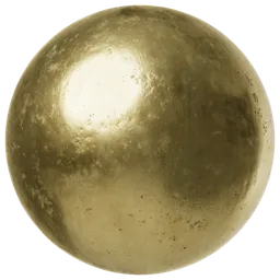 Dented Rough gold Metal