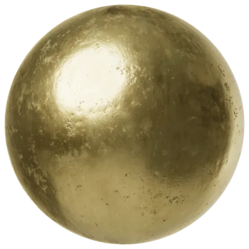 Dented Rough gold Metal