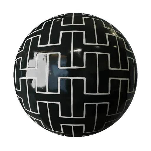 Floor Tiles Blackish