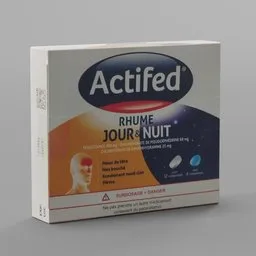 Actifed cardboard Box