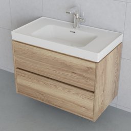 Bathroom cabinet with sink