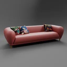 MONTGOLFIERE Large 4-seat sofa