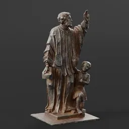 statue of Iron St Francis Xavier