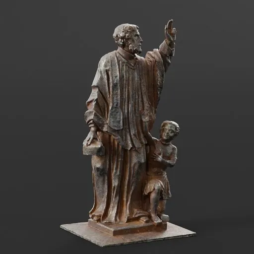 statue of Iron St Francis Xavier
