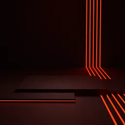 Black red neon Set02