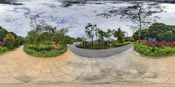 Cloudy daytime roadside