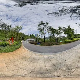 Cloudy daytime roadside