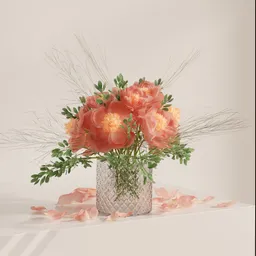 Blush Rose Floral Arrangement
