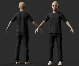 Child Male Casual Base Character