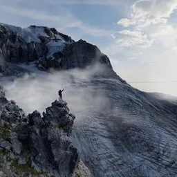 Rocky Peak and Glacier Mountain
