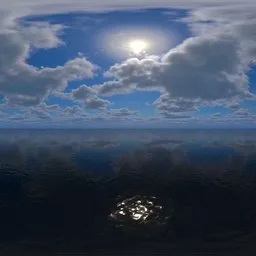 Cloudy daytime sky