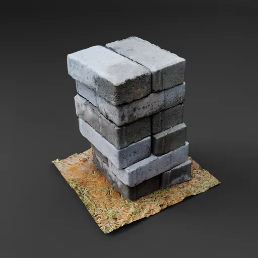 Stacked Concrete Blocks
