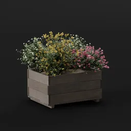 Wooden Flower Planter