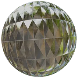 Pyramid mirror decor