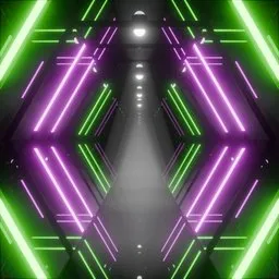 Cyberpunk Tunnel Light