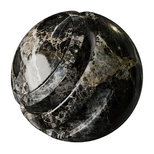 Green White Champagne Marble
