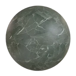 Dark green marble